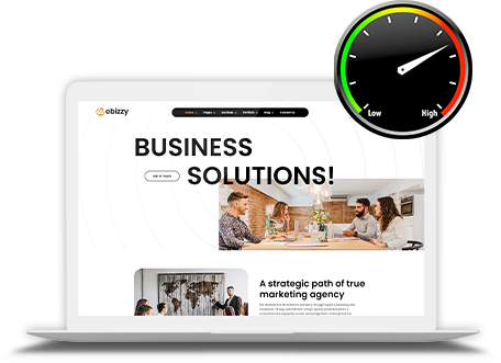 Fast-loading website development