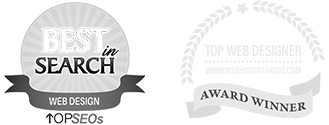 Standard American Web design WebHostRanking and Top SEO awards logo